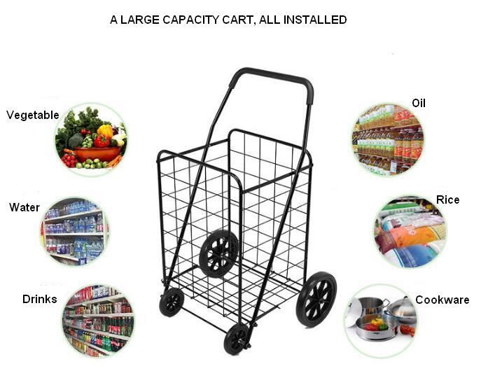 Metal Foldable Luggage Shopping Trolley1 Metal Foldable Luggage Shopping Trolley1