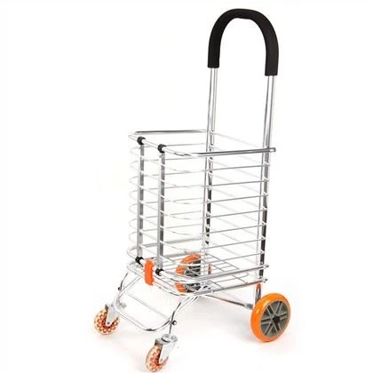 Carrinho de compras de alumínio